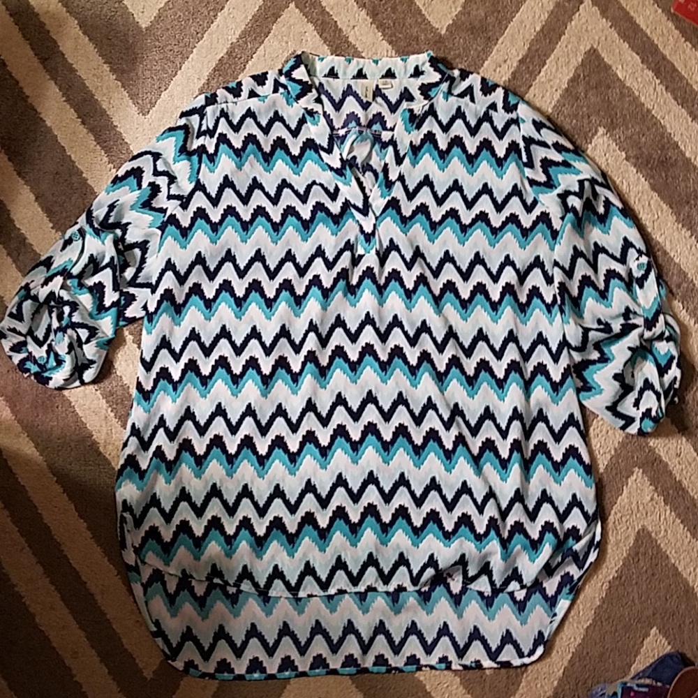 Chevron Plus Size Top